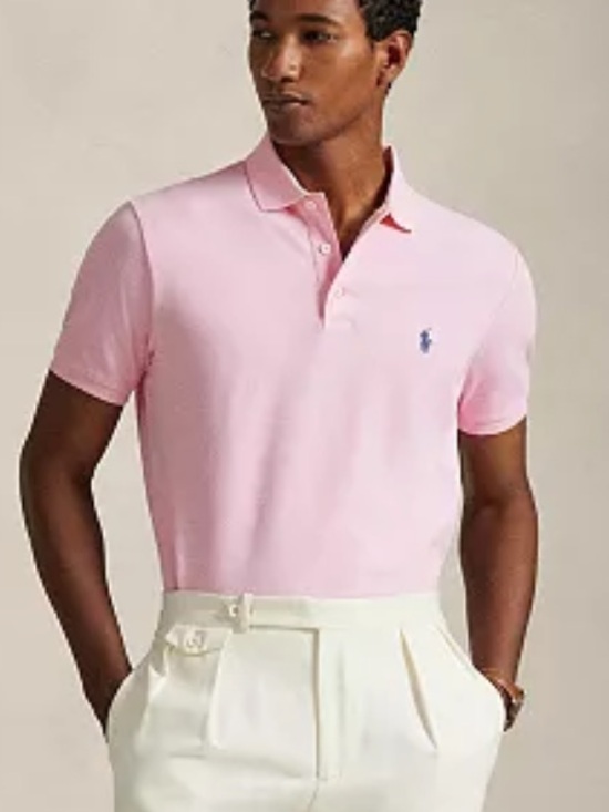 Ralph Lauren Other - RALPH LAUREN Men's Pink Polo Shirt with Iconic Chest Logo!! 100% cotton! XL